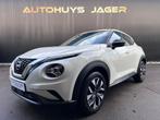 Nissan Juke 1.0 DIG-T Acenta Automaat Camera, Auto's, Nissan, Stof, Zwart, Wit, Origineel Nederlands
