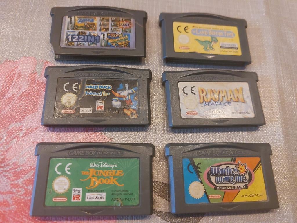 Gameboy avances spellen, 1 speler, Zo goed als nieuw, Vanaf 3 jaar, Ophalen