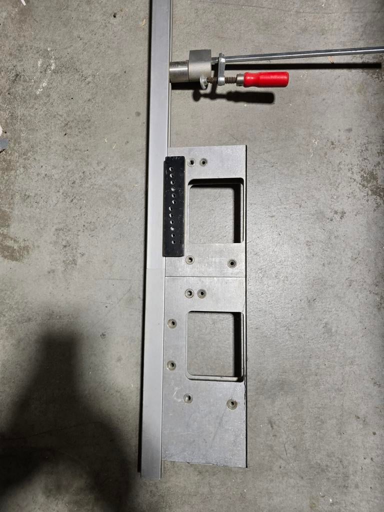 Scharnier Freesmal - Aluminium met bessey klemmen, Ophalen of Verzenden, N.v.t, N.v.t, N.v.t