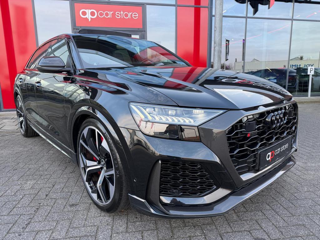 Audi RSQ8 4.0 TFSI RS Q8 quattro, Auto's, Audi, Gebruikt, 600 pk, Zwart, Leder