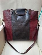 Claudio Ferrici tas, kleur bordeaux-zwart., Ophalen of Verzenden, Gebruikt, Overige kleuren, Overige merken