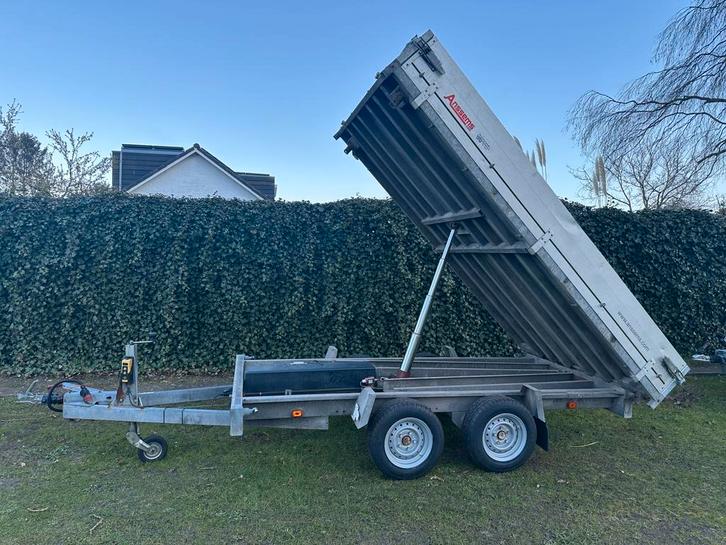 Nette solide Anssems 3 zijdig electrische kipper 3000KG, Auto diversen, Aanhangers en Bagagewagens, Zo goed als nieuw, Ophalen of Verzenden