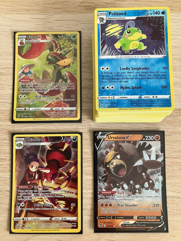 KADO TIP Set van 100 verschillende originele Pokemon kaarten, Ophalen of Verzenden, Zo goed als nieuw, Meerdere kaarten, Foil