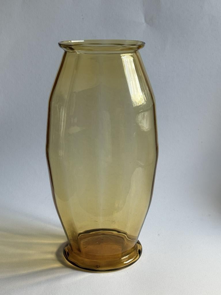 vaas Glasfabriek Leerdam 26 cm hoog, Ophalen of Verzenden