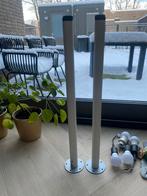 IKEA Bureau Poten - Wit - 2 Stuks, Ophalen of Verzenden, Gebruikt, Bureau