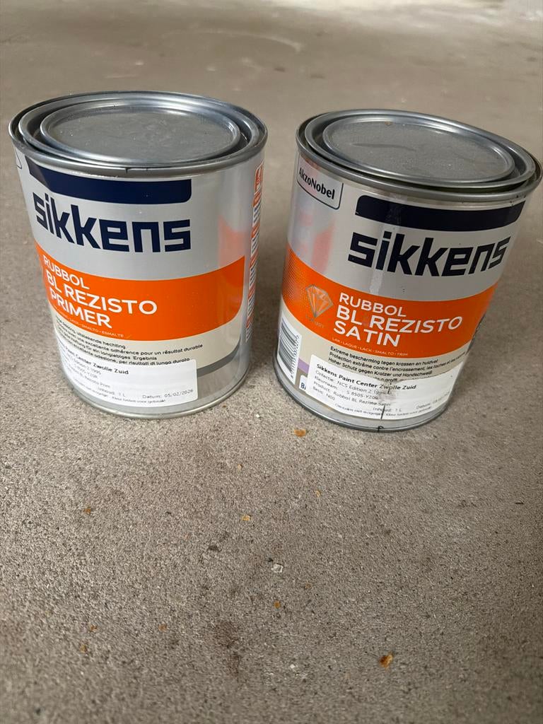 Sikkens Rubbol BL Rezisto Primer & Satin - Verf, Ophalen, Overige kleuren, Minder dan 5 liter, Verf