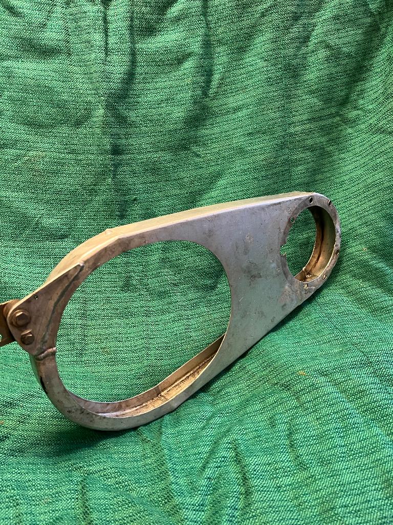 Kettingscherm racer BSA Seeley Triumph Norton AJS, Motoren, Ophalen of Verzenden, Gebruikt