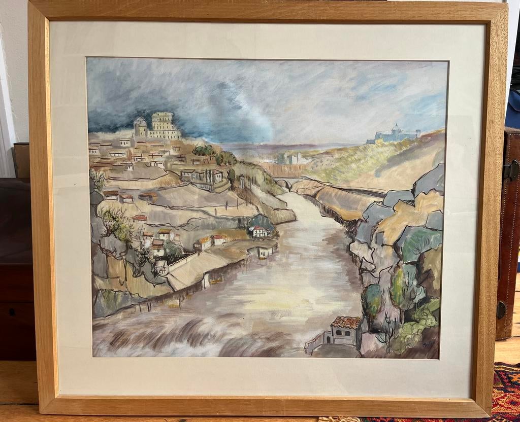 Schilderij Dorien Mouton, Ophalen