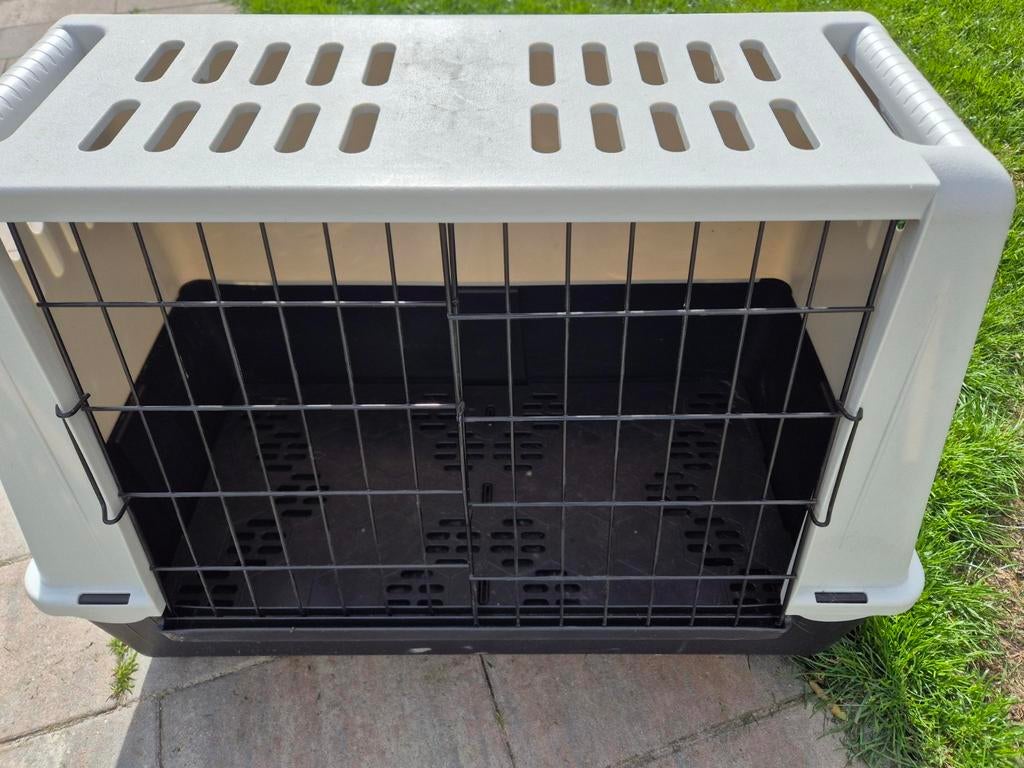 Ferplast Vervoersbox Atlas Car Mini Grijs - Hondenautobench, Ophalen, Zo goed als nieuw