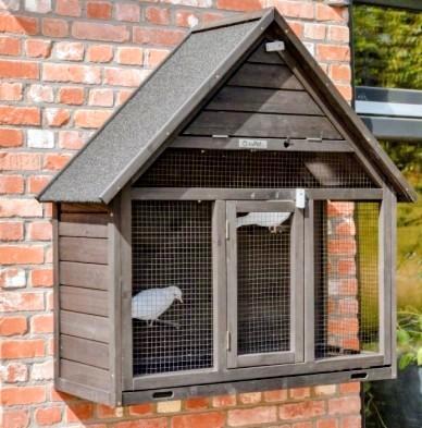 Wandvoliere Matty Large, Dieren en Toebehoren, Vogels | Hokken en Kooien, Zo goed als nieuw, Vogelkooi, Hout, Ophalen