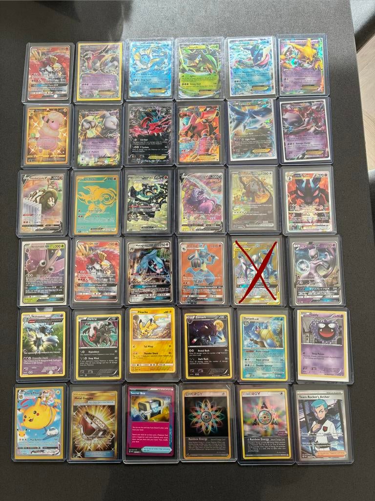 Grote pokemonkaarten verzameling te koop, Ophalen of Verzenden, Zo goed als nieuw, Meerdere kaarten