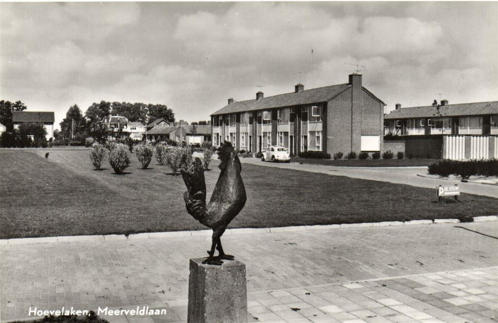 Hoevelaken, Meerveldlaan - VW-kever haan - ongelopen, Ophalen of Verzenden, Voor 1920, Ongelopen, Noord-Brabant