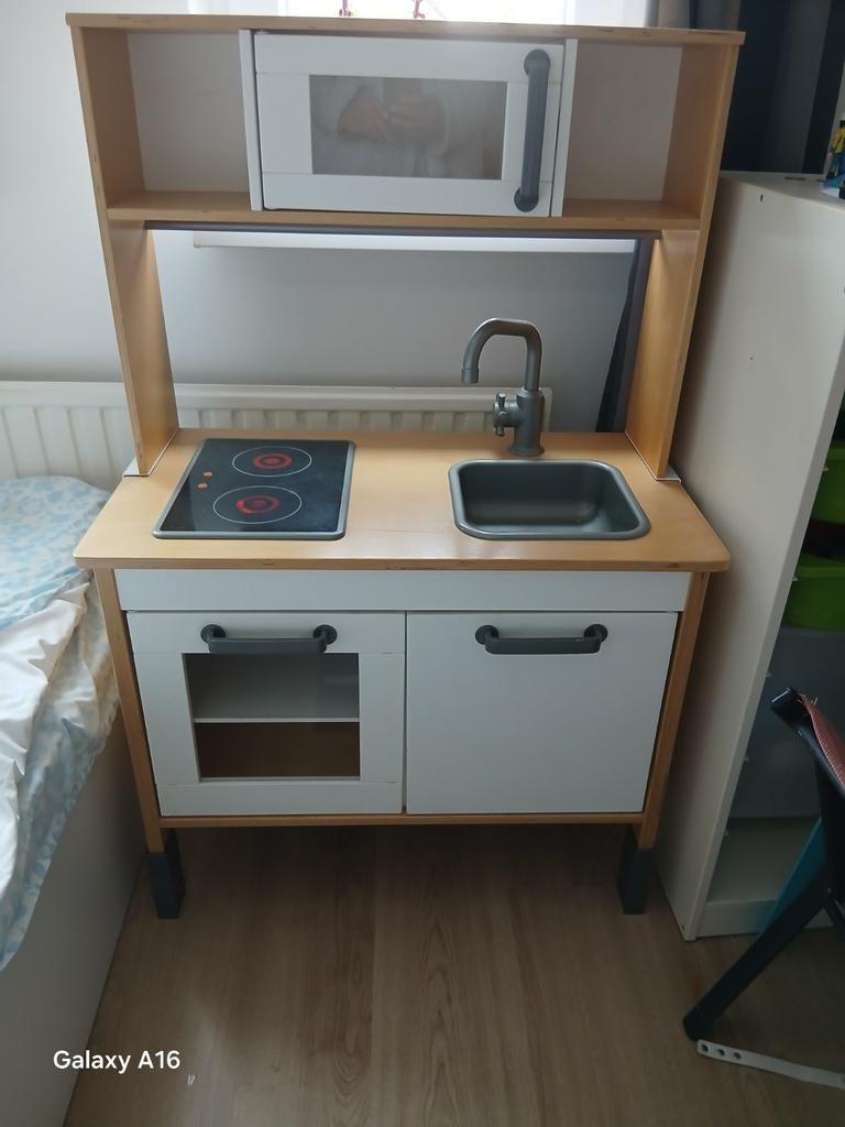 IKEA Speelgoedkeuken Duktig - Houten Kinderkeuken, Ophalen of Verzenden, Gebruikt, Hout, Speelkeuken
