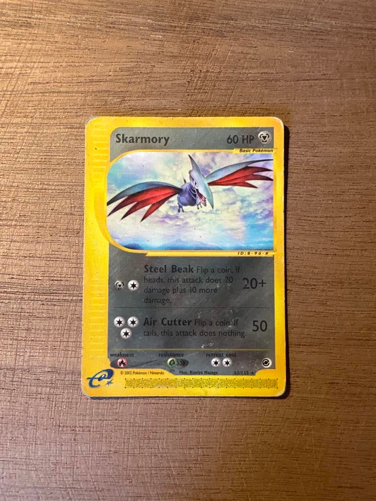 Skarmory Pokémon Kaart 2002 - ID 8/96, Ophalen of Verzenden, Gebruikt, Losse kaart