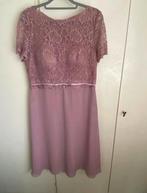 Prachtige JJ's House jurk met vestje en stola - Maat 40, Maat 38/40 (M), Verzenden, Paars, Zo goed als nieuw