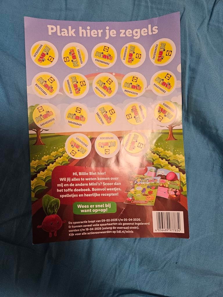 Lidl Minis spaarkaart 2026, Lidl, Ophalen of Verzenden