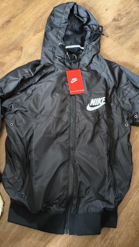 Nike zomerjas zwart met capuchon, Kleding | Heren, Jassen | Zomer, Ophalen, Maat 48/50 (M), Zwart, Nike