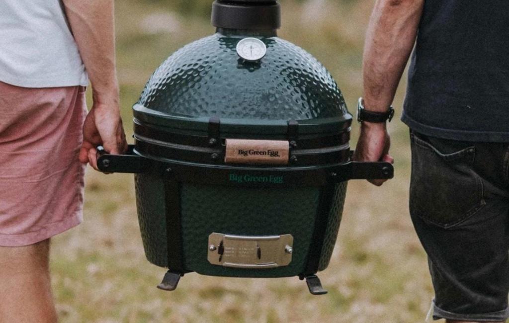 Big Green Egg Barbecue Kamado The Original MiniMax ZGAN BBQ, Tuin en Terras, Houtskoolbarbecues, Ophalen, Zo goed als nieuw, Big Green Egg