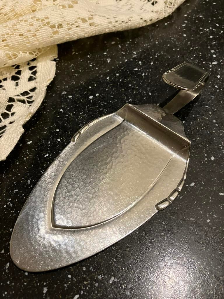 Vintage taartschep gero zilmeta Franse lelie 294, Antiek en Kunst, Antiek | Bestek, Ophalen of Verzenden