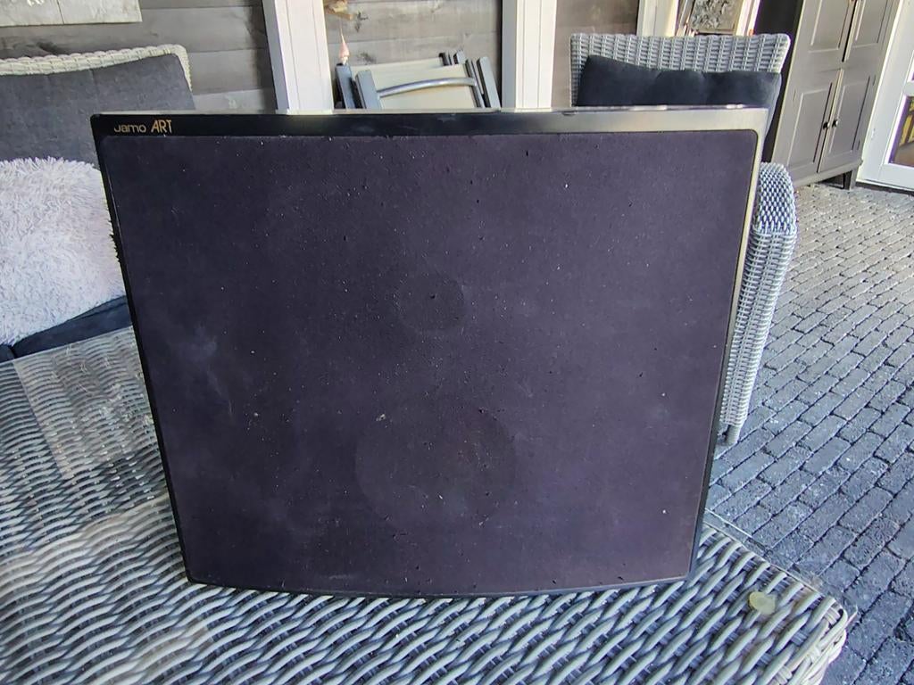 Twee Jamo ART speakers, Ophalen, Gebruikt, 60 tot 120 watt, Front, Rear of Stereo speakers