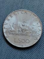 Italië 500 Lire 1966 "Caravalle" - Zilver, Verzenden, Italië, Losse munt, Zilver