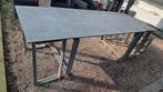 tuintafel met granieten blad, Ophalen, Gebruikt, Overige materialen