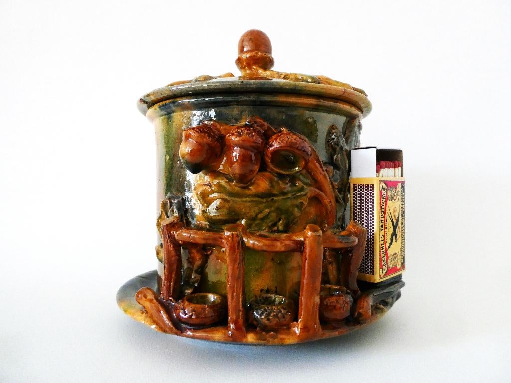 Tabakspot voor tabakspijp Herfst voorstelling keramiek, Ophalen of Verzenden