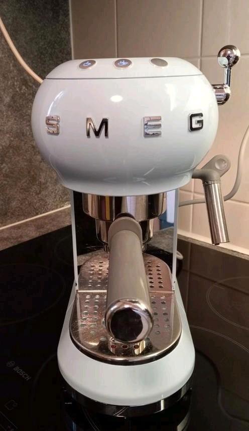Smeg retro Espressomachine, Witgoed en Apparatuur, Koffiemachine-accessoires, Gebruikt, Ophalen of Verzenden