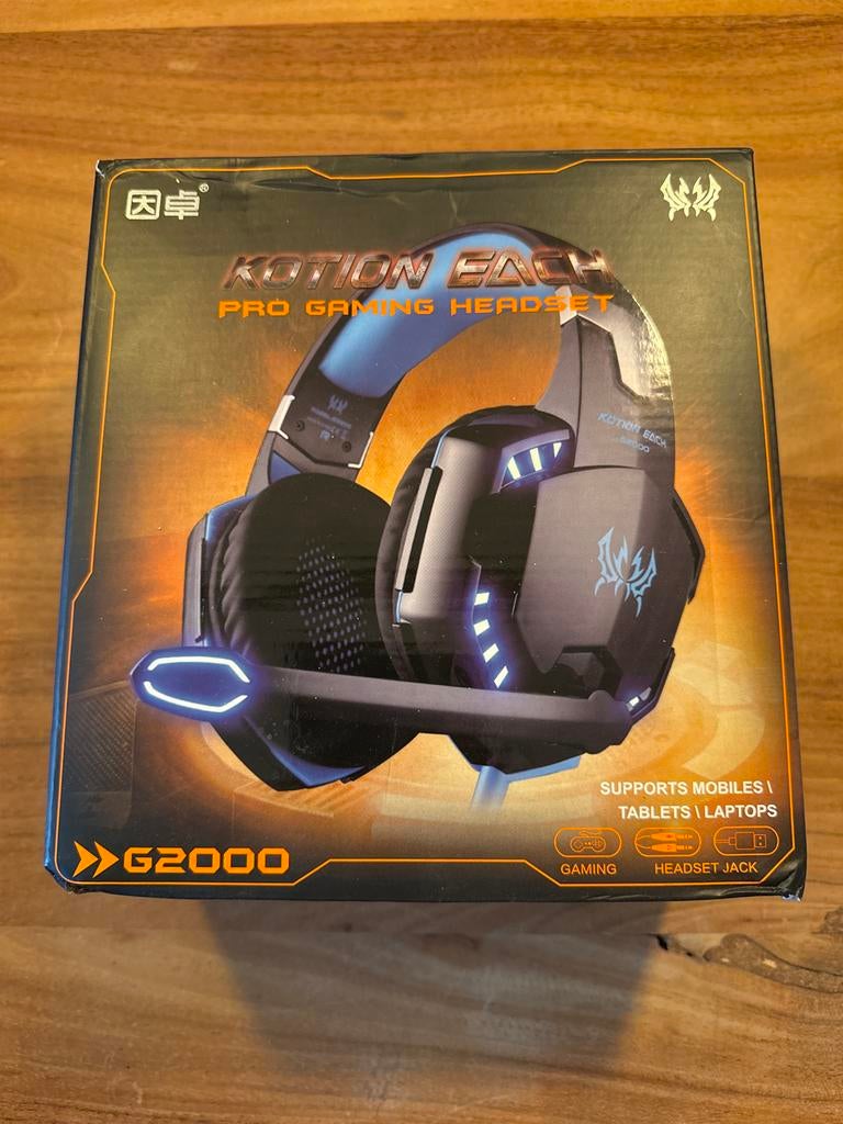 Nieuwe Kotion Each G2000 Pro Gaming Headset, Nieuw, Ophalen of Verzenden, Over-ear, Gaming headset
