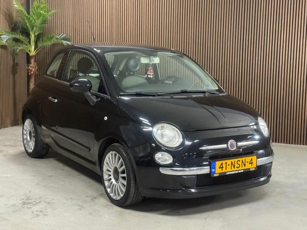 Fiat 500 1.2 Lounge (bj 2010, semi-automaat), Euro 5, Stof, Gebruikt, 1242 cc