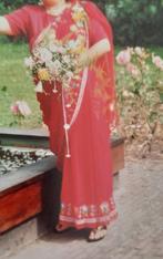 Mooie sari's rood en blauw, Ophalen, Zo goed als nieuw, Blauw, Overige typen