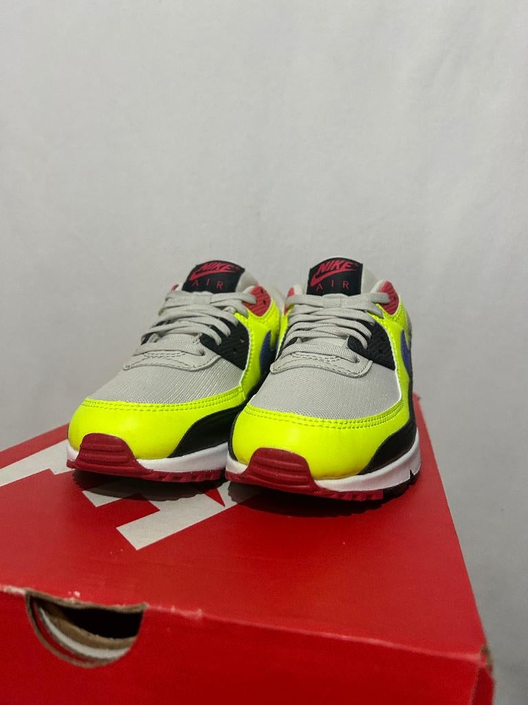 NIEUW! Maat 37,5 - Nike Air Max 90 Black Volt Ultramarine, Overige kleuren, Verzenden, Nike, Nieuw