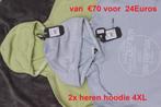 Lot 2x trui hoodie Tom Tompon 4XL XXXXL nieuw met kaartje, Nieuw, Overige maten, Tom Tompson, Verzenden