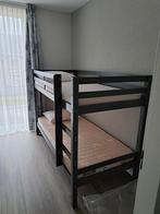 Stapelbed grijs met zgan matras, Ophalen, 90 cm, Tweepersoons, Minder dan 160 cm