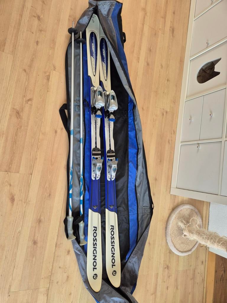 Rossignol ski's 170 cm met stokken en tas, Sport en Fitness, Skiën en Langlaufen, Ophalen, 160 tot 180 cm, Gebruikt, Rossignol