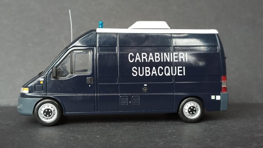 Fiat Ducato l3 H2 Carabinieri Camper  1:43 D Agostini Pol, Hobby en Vrije tijd, Modelauto's | 1:43, Overige merken, Auto, Verzenden
