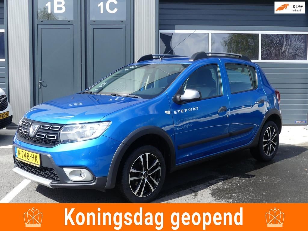 Dacia Sandero 0.9 TCe SL Stepway Automaat Hoge instap Airco, 898 cc, Stof, Euro 6, Blauw