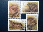 Postzegels dieren Wit Rusland 1995 bevers - cat.w. 1,50., Ophalen of Verzenden, Gestempeld, Dier of Natuur