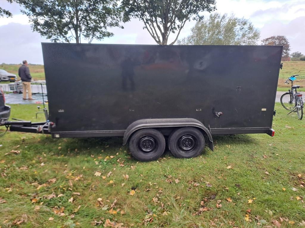 mooie gesloten aanhangwagen met kenteken!, Auto diversen, Aanhangers en Bagagewagens, Ophalen, Imco, Imco, Zo goed als nieuw