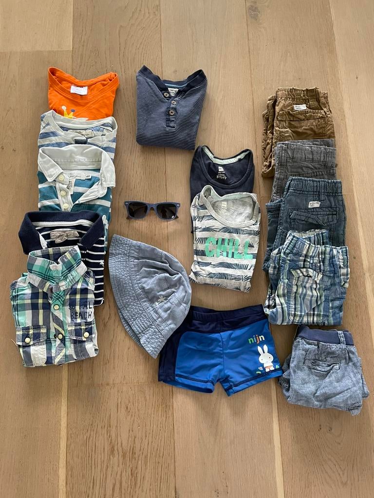 Te koop: pakket kinderkleding jongen zomer maat 98, Ophalen of Verzenden, Gebruikt, Maat 98