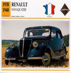 Ma121 autokaart renault novaquatre, Ophalen of Verzenden, Zo goed als nieuw, Auto's