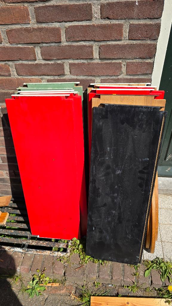 10 gekleurde lundia planken 80x30 zie ook laden bakken, Huis en Inrichting, Kasten | Ladekasten, Ophalen, Gebruikt, Lundia, Info@lundia.nl