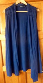 gilet - blauw  - maat 54/56 - nieuw -40, Kleding | Dames, Overige typen, Blauw, Nieuw, Ulla Popken