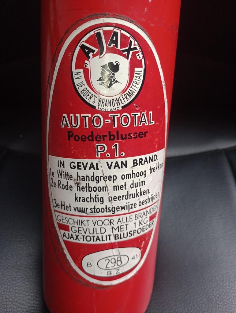 Ajax ,, Brandblusser,, zie foto,,, Ophalen, Gebruikt