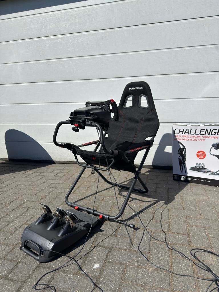Logitech G29 + Playseat Challenge ActiFit Zwart – Cmplt. set, Ophalen, 1 speler, Racen en Vliegen, Eén computer