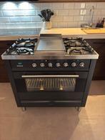 Boretti 90cm gasfornuis met Frytop | Brandschoon, Witgoed en Apparatuur, Ophalen, Zo goed als nieuw, Gas, Vrijstaand