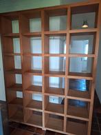 Echte houten vakkenkast - 216x166x30 cm, Met plank(en), Gebruikt, 200 cm of meer, 150 tot 200 cm