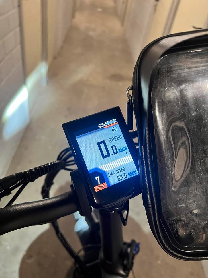 Elektrische fiets met bezorgtas en telefoonhouder, Fietsen en Brommers, Elektrische fietsen, Gebruikt, Overige merken, 51 tot 55 cm