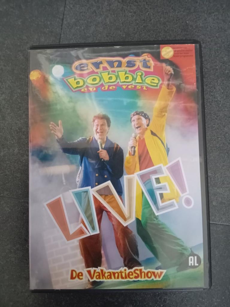 Ernst en Bobbie: De VakantieShow DVD (bekrast, speelt goed), Alle leeftijden, Ophalen of Verzenden, Gebruikt