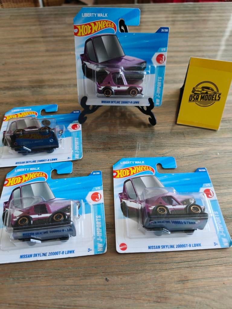 Hotwheels Nissan Skyline 2000GT-R LBWK, S, Auto, R, Nieuw